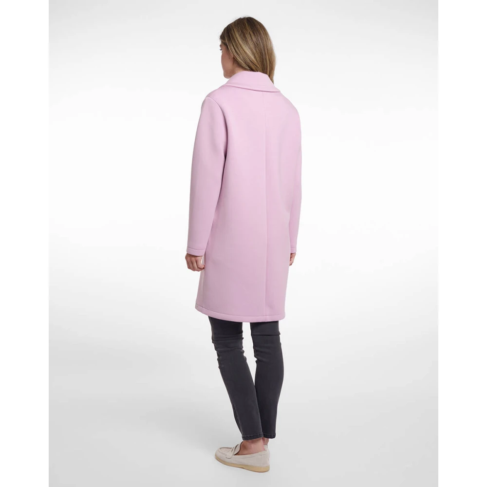 Rino&Pelle Double Breasted Coat in Danja Style Purple Dames