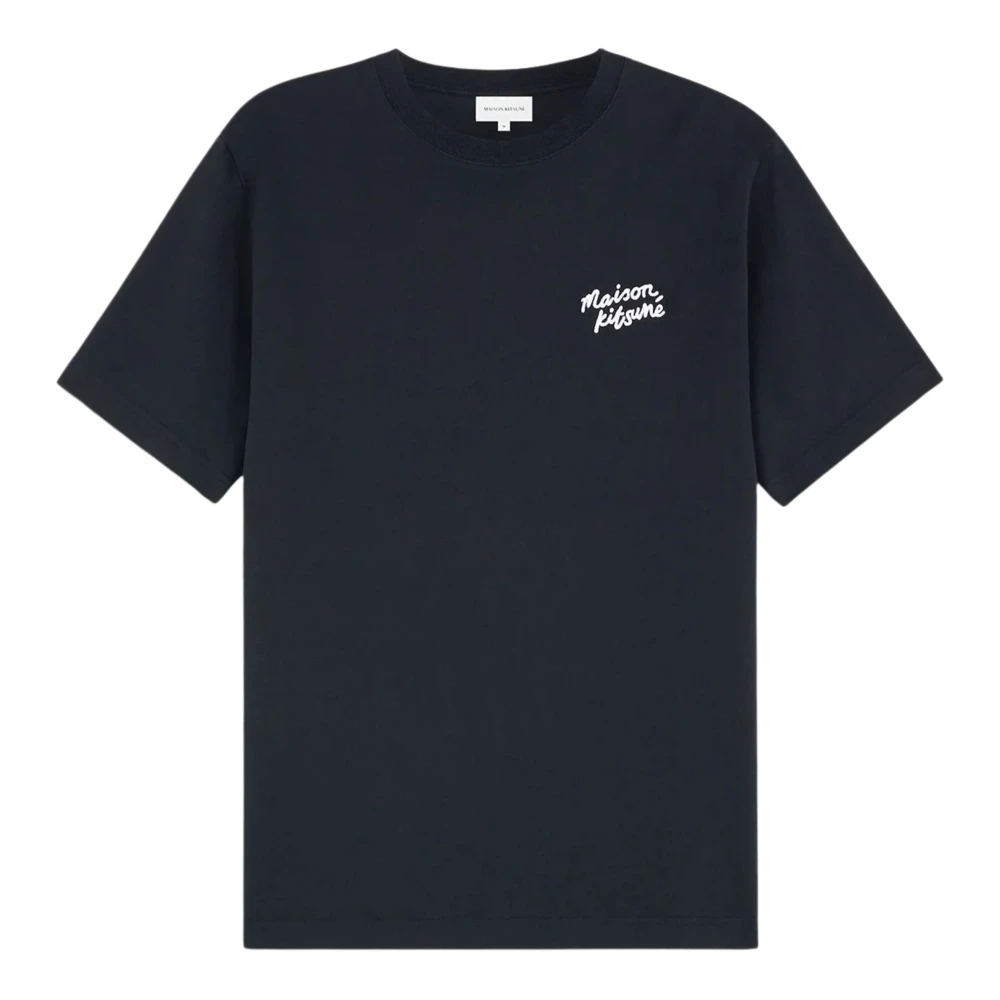 Maison Kitsuné Men's Black T-Shirt - T-Shirts - Xs - Tops