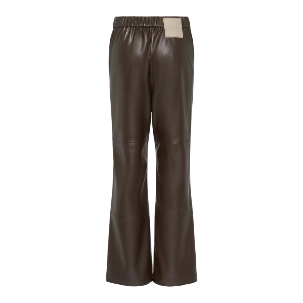 Max Mara Bruine Struisvogelbroek Brown Dames