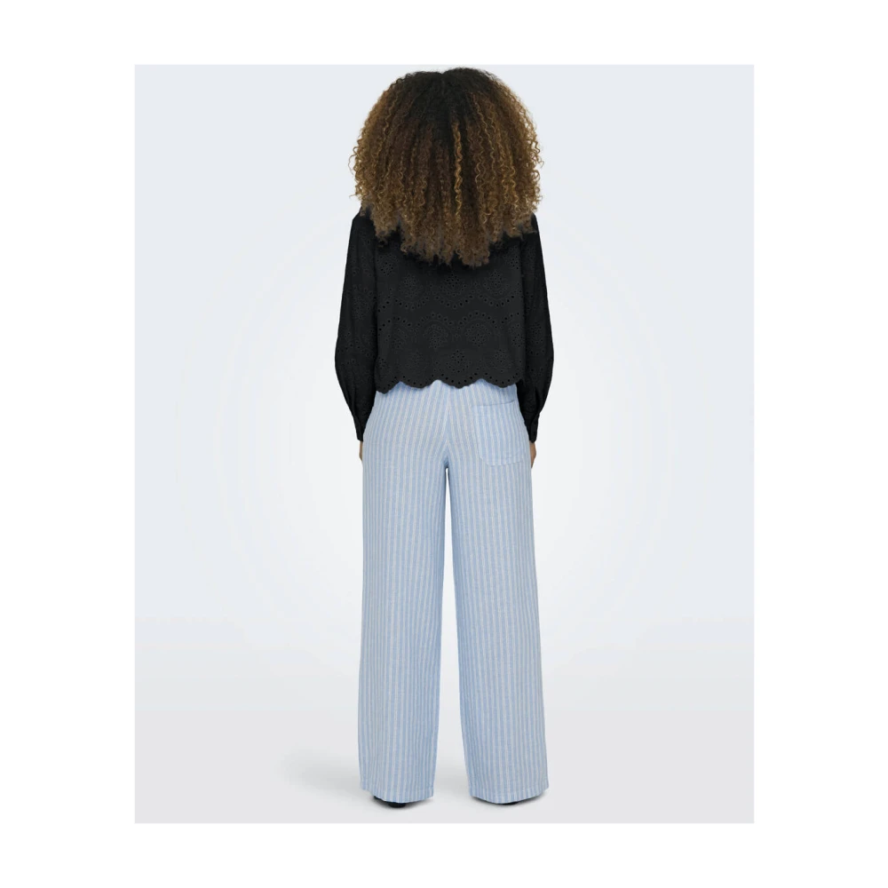 Only Lange Mouw Blouse Geweven Black Dames