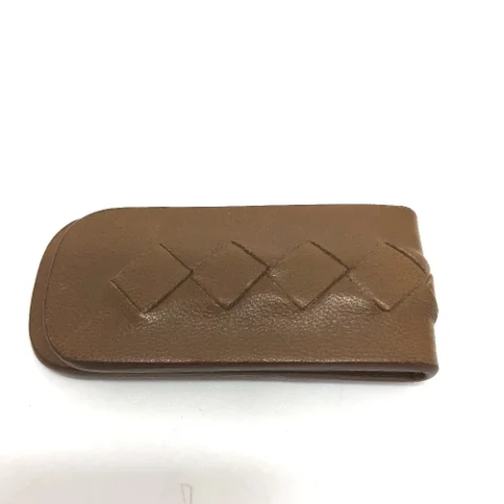 Bottega Veneta Vintage Pre-owned Leather wallets Brown Heren