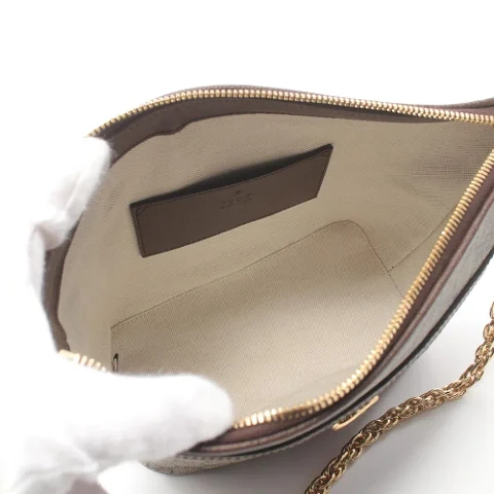 Gucci Vintage Pre-owned Leather shoulder-bags Beige Dames