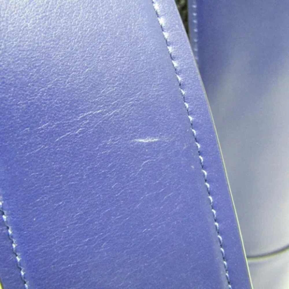 Coach Pre-owned Leather backpacks Blue Dames