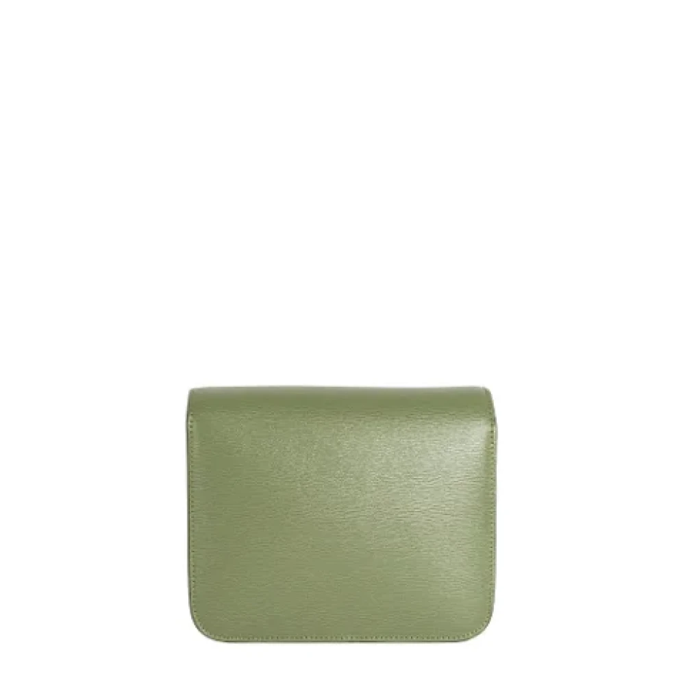 Celine Vintage Pre-owned Leather celine-bags Green Dames