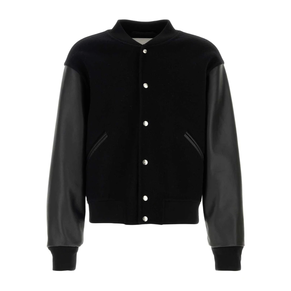 Jil Sander Men's Black Wool Bomber Jacket - Bomber Jackets - Xl - Jackets