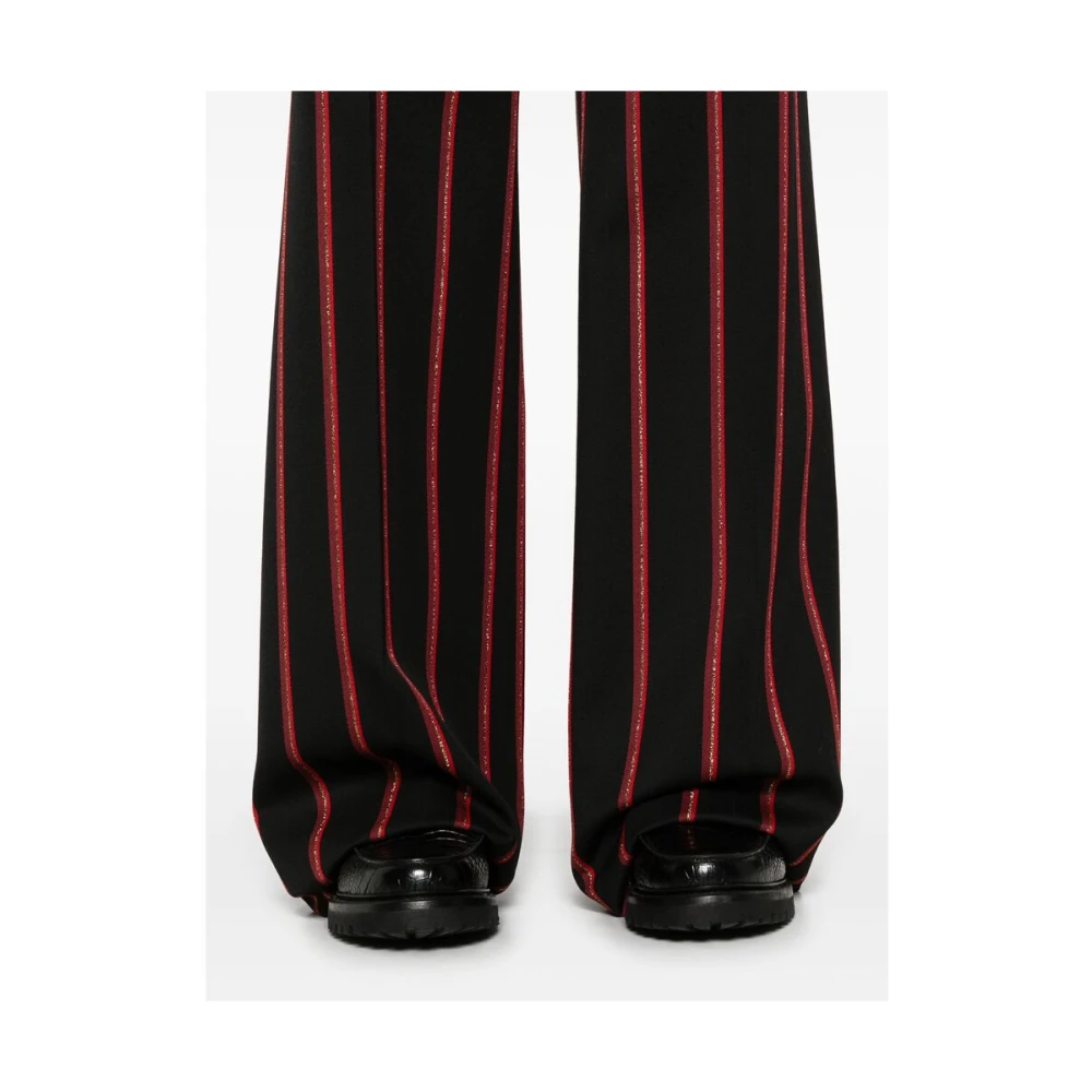 alexander mcqueen Zwarte Formele Broek met Zakken Black Heren