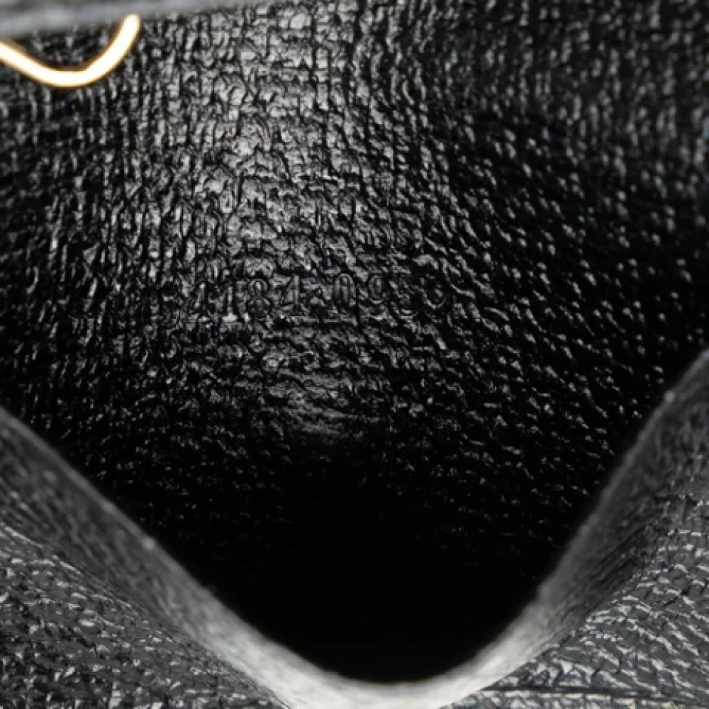 Gucci Vintage Pre-owned Leather key-holders Black Dames