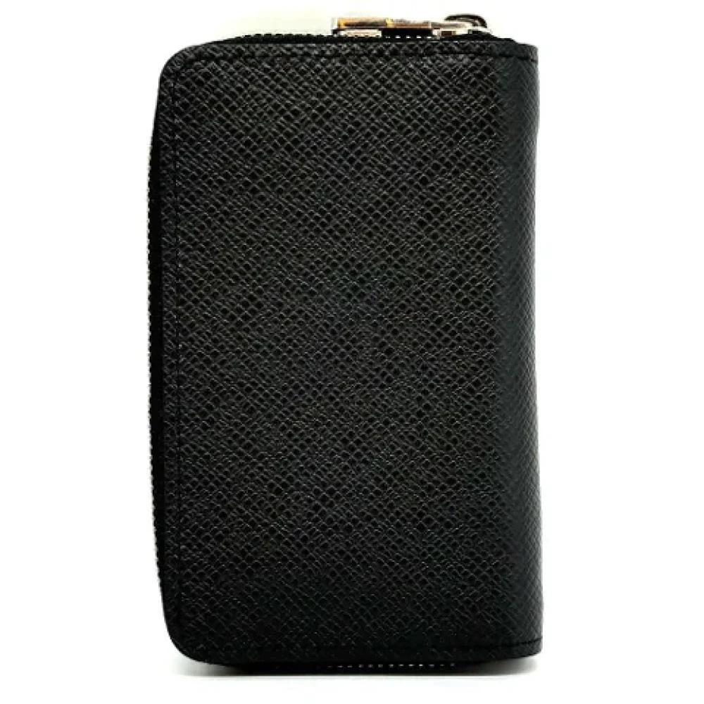 Louis Vuitton Vintage Pre-owned Canvas wallets Black Heren