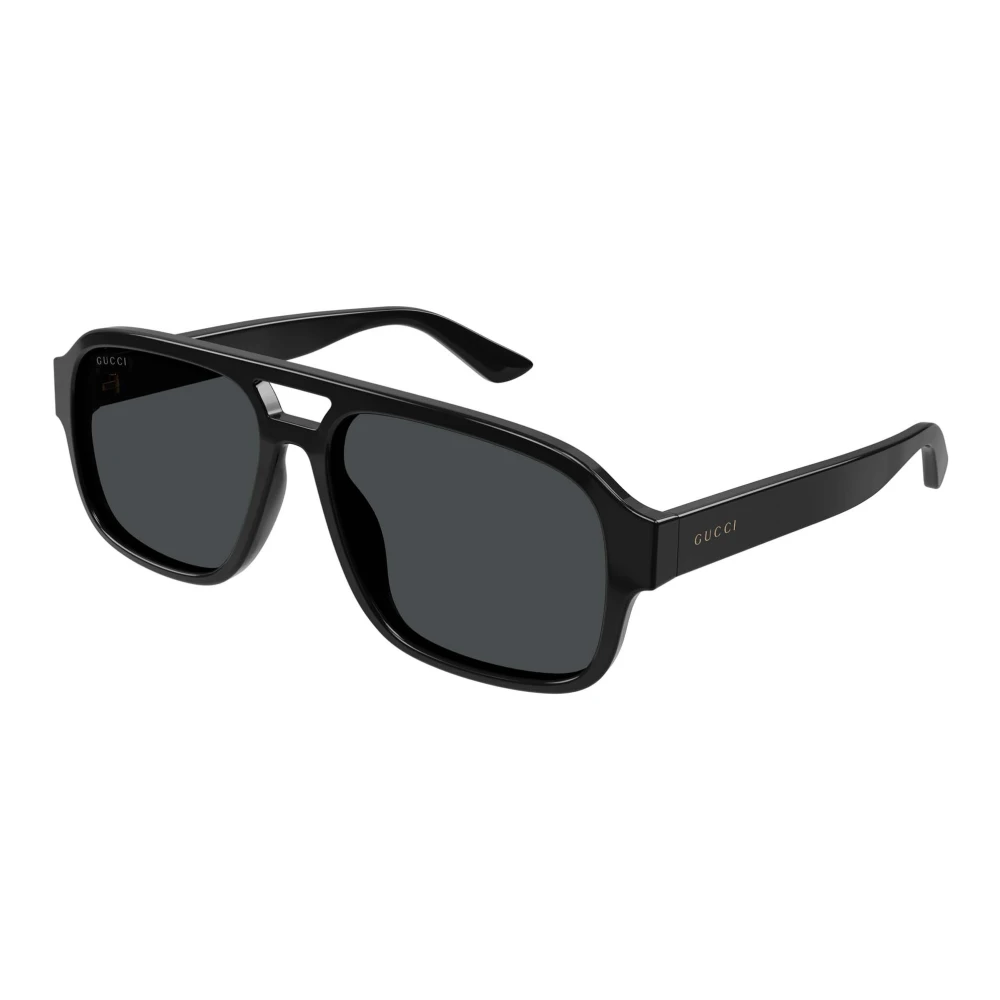 Gucci Unisex Black Sunglasses