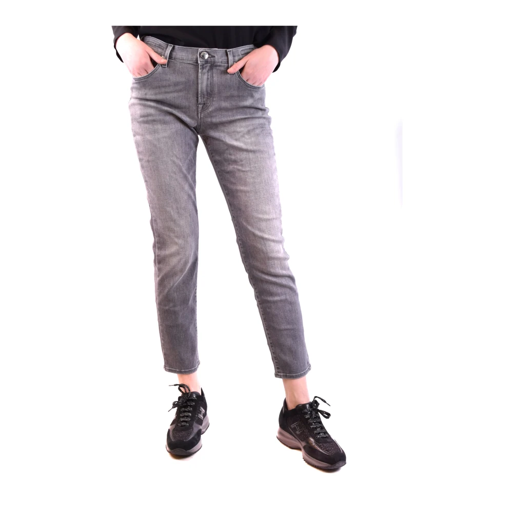 Jacob Cohën Cropped Jeans Gray, Dam