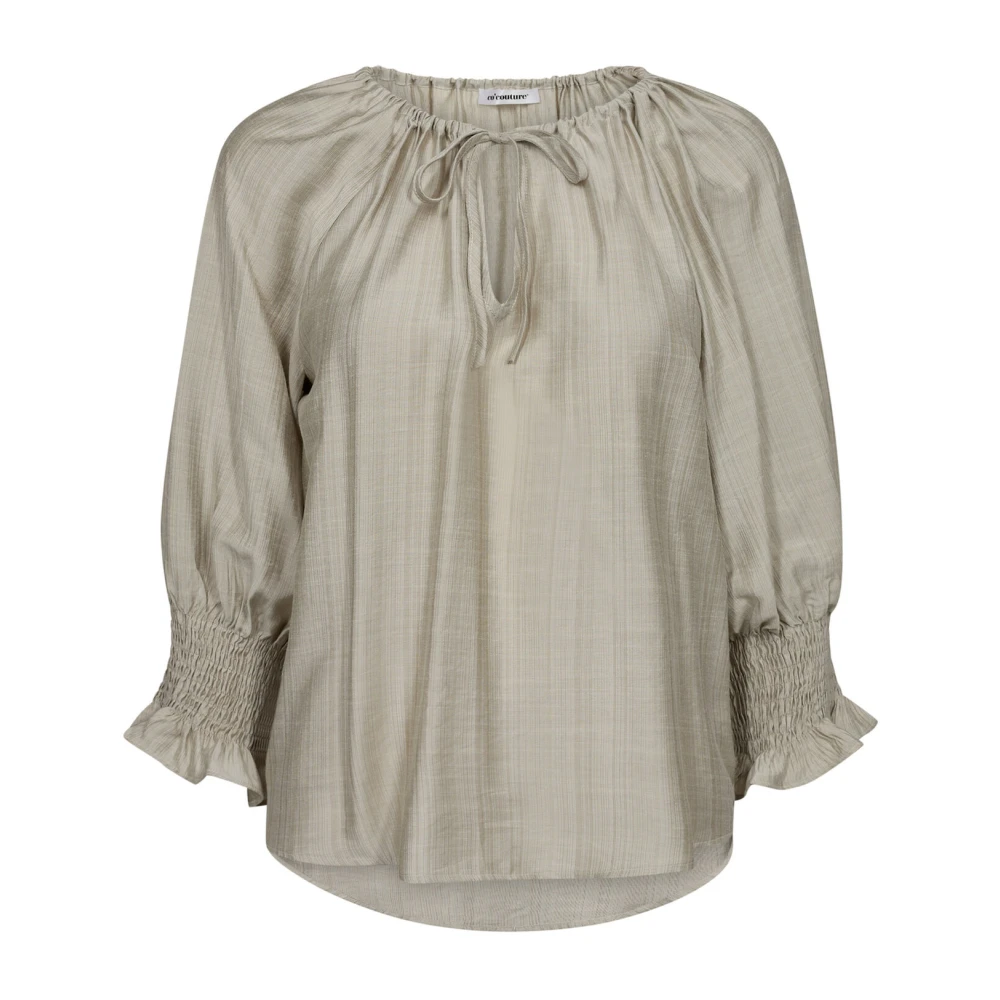 Co'Couture Vrouwelijke Heracc Blouse in Bone Beige Dames