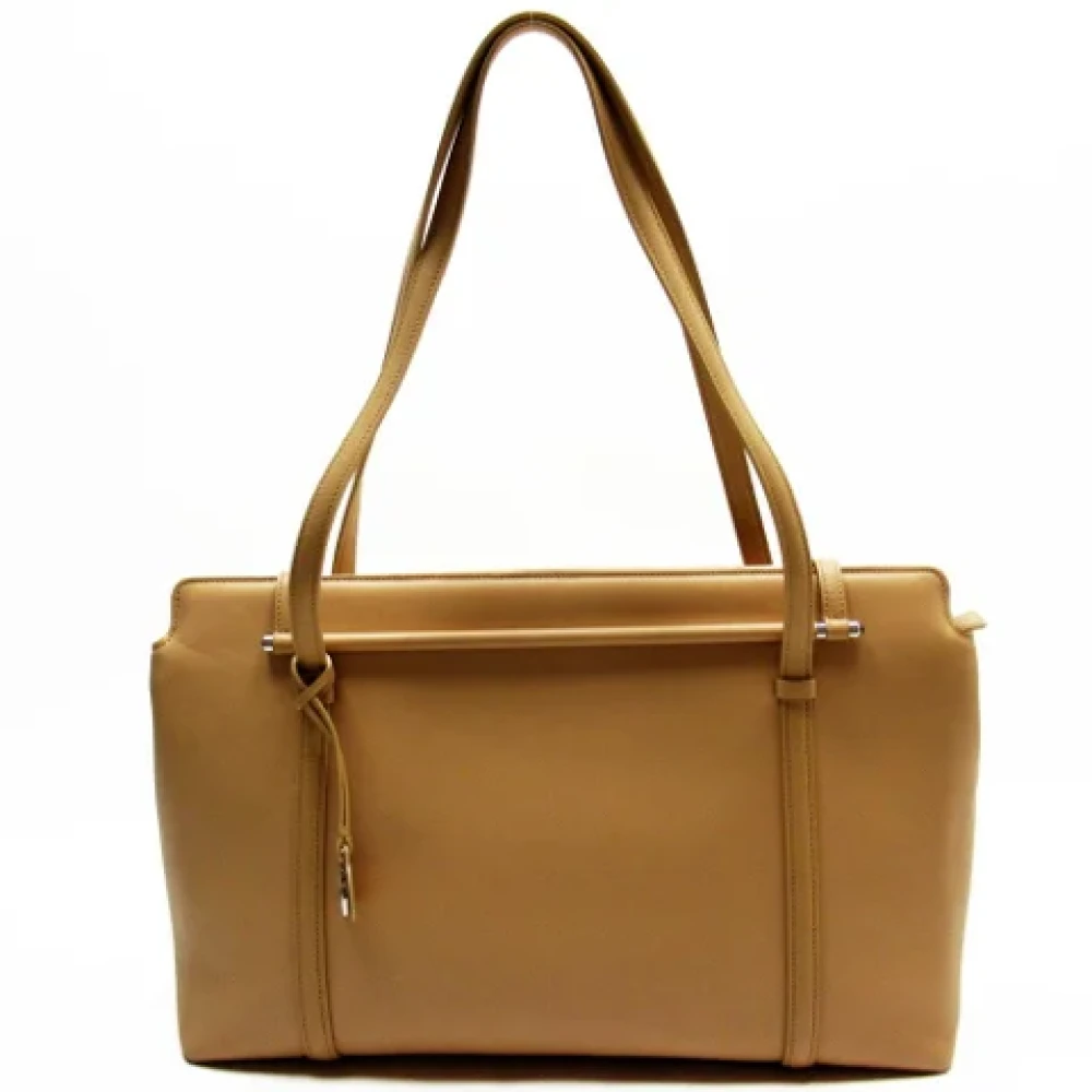 Cartier Vintage Pre-owned Fabric shoulder-bags Brown Dames