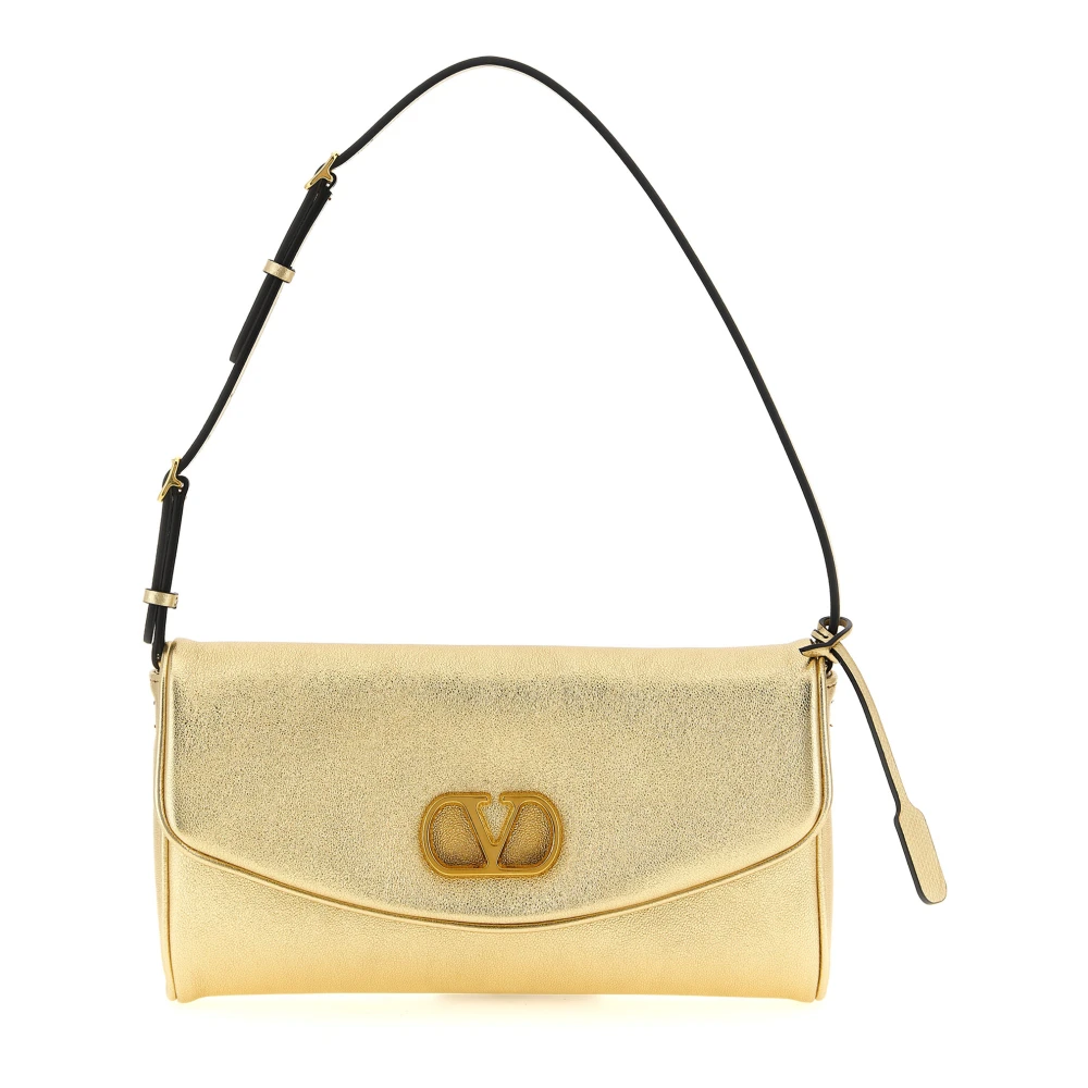 Valentino Garavani Women's Yellow Shoulder Bags, One Size, Devain Small Shoulder Bag