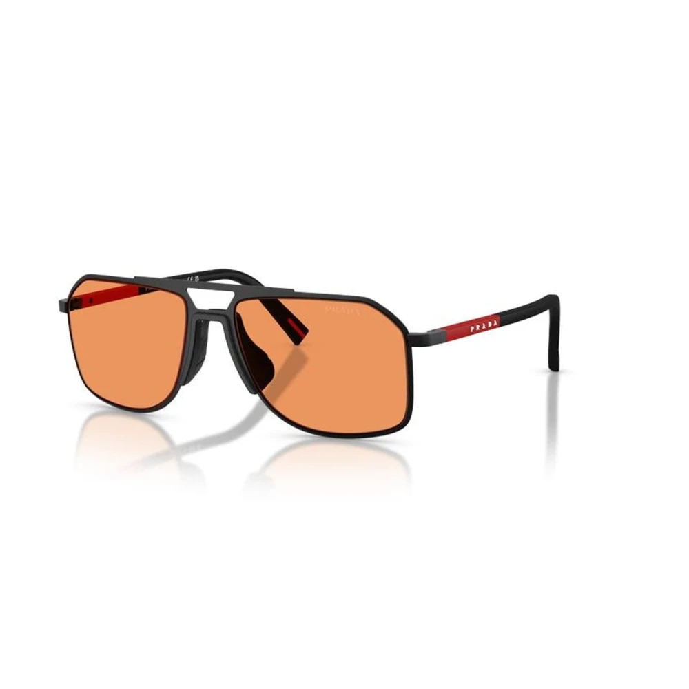 Prada Men's Black Ps B51s Sunglasses - Sunglasses - 56 Mm - Accessories