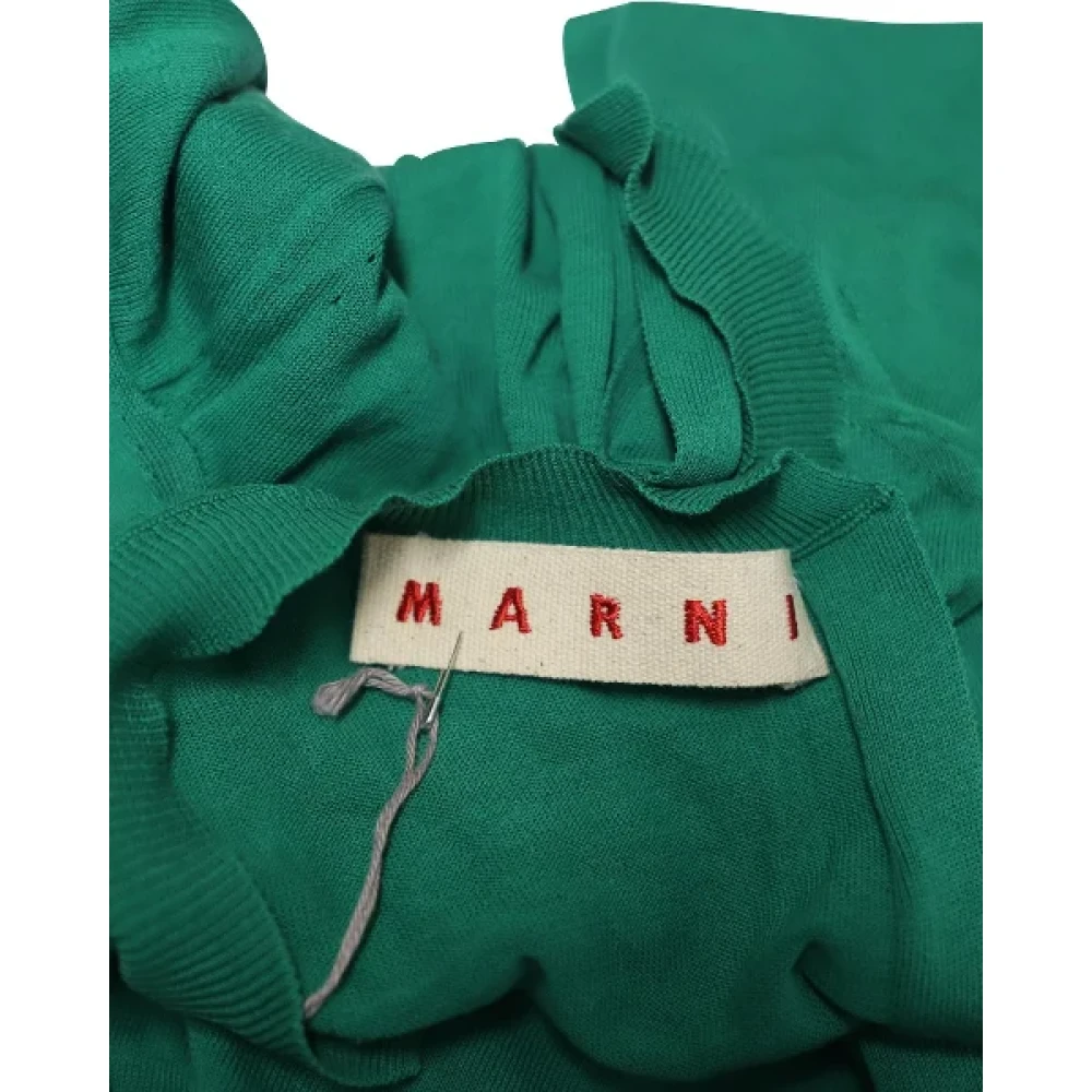 Marni Pre-owned Cotton tops Green Dames