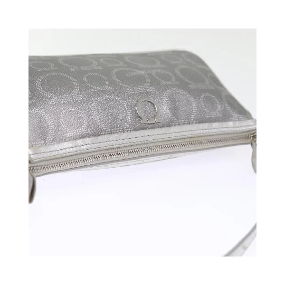 Salvatore Ferragamo Pre-owned Leather shoulder-bags Gray Dames