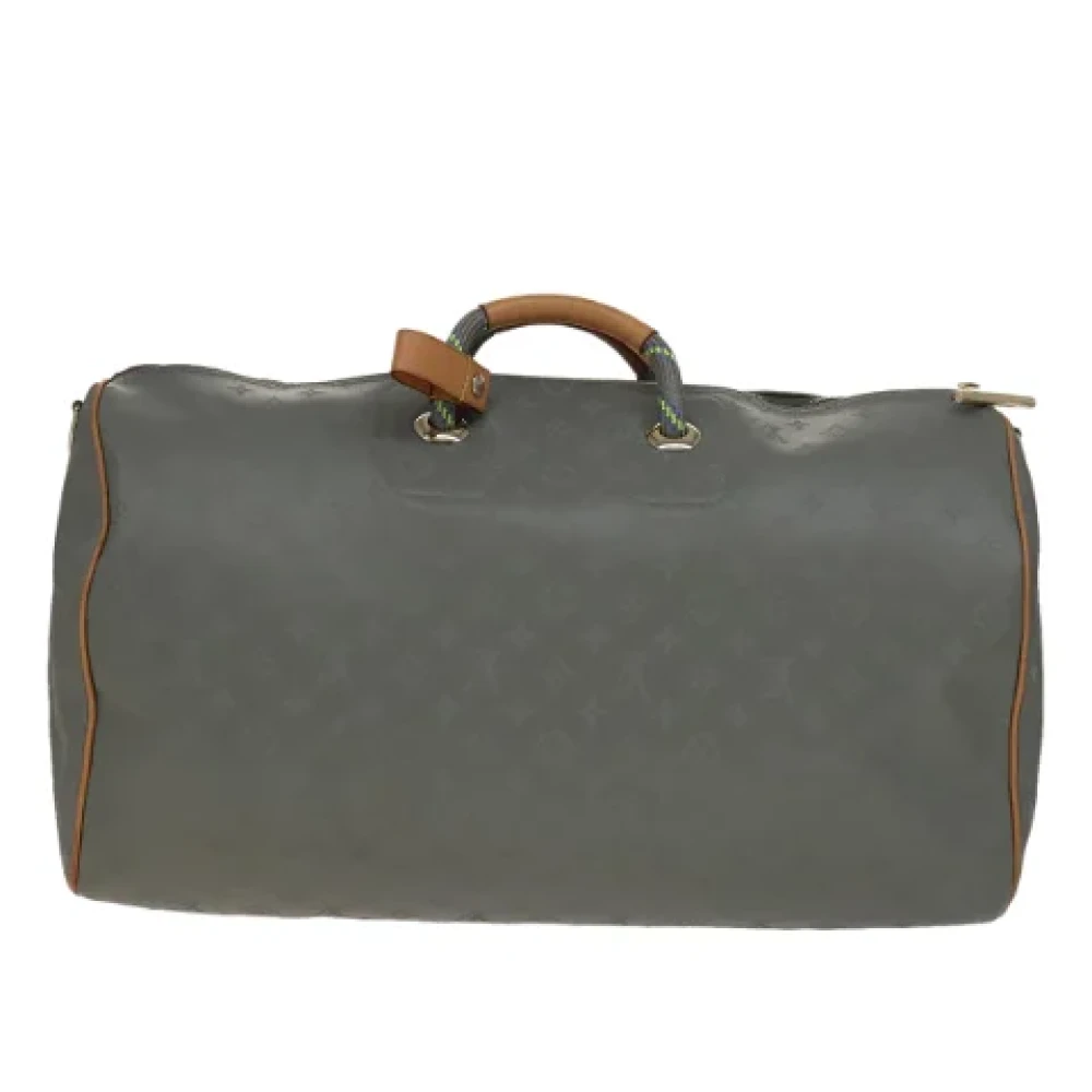 Louis Vuitton Vintage Pre-owned Canvas travel-bags Gray Dames