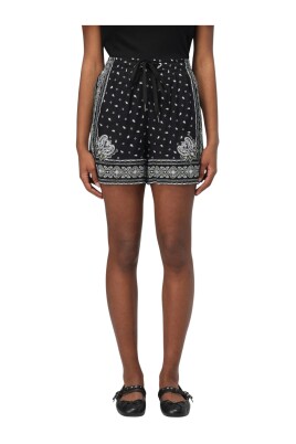 chic-paisley-drawstring-shorts