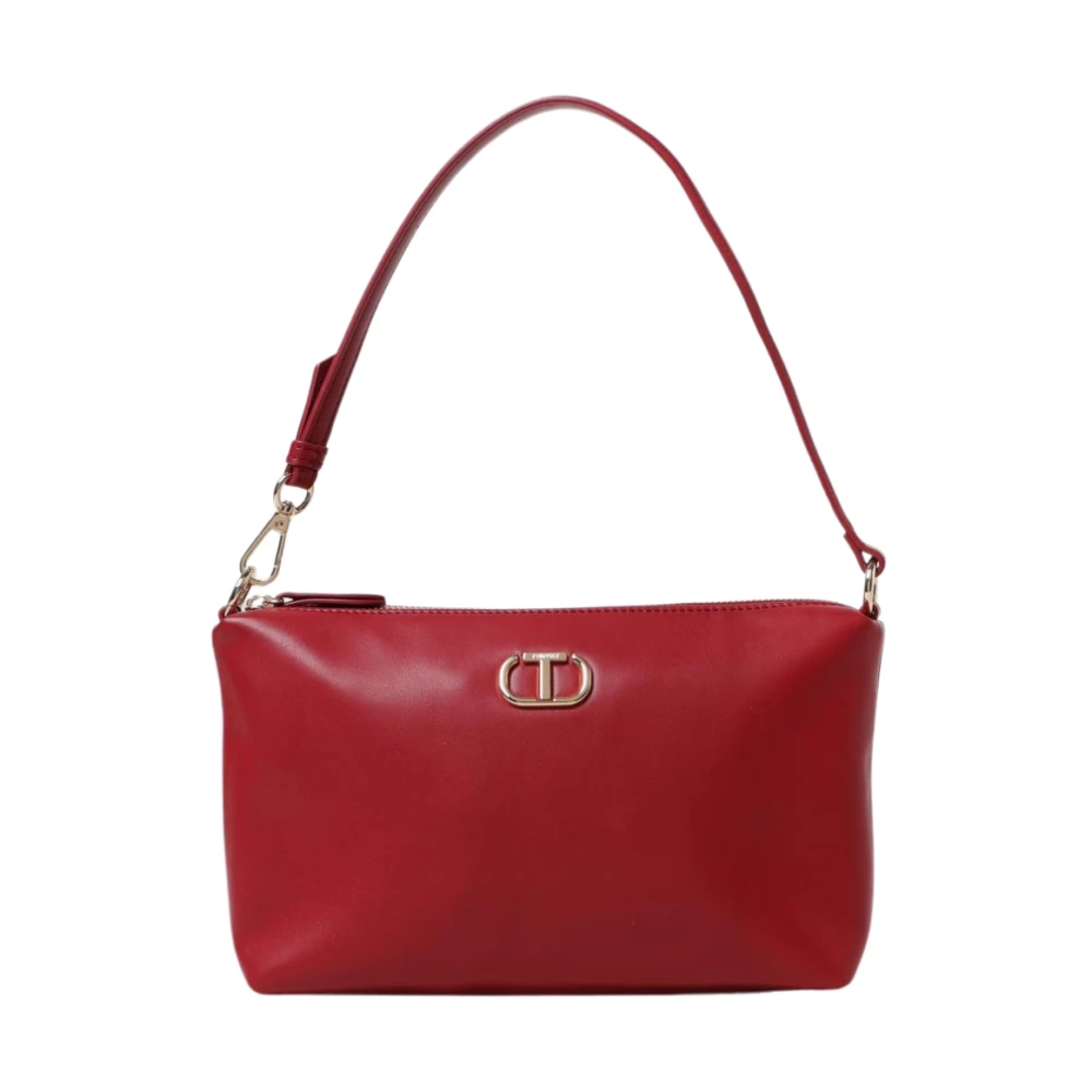 Twinset Rode Schoudertas met ritssluiting Red Dames
