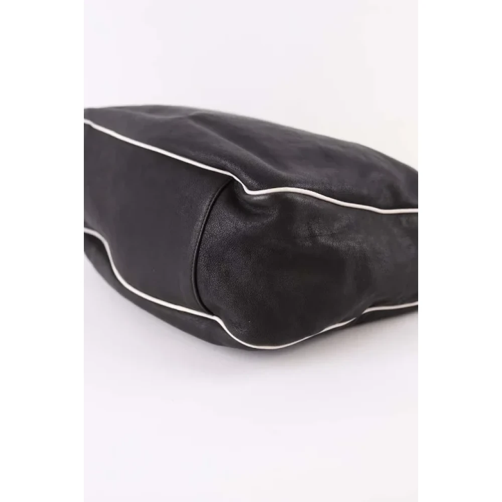 Yves Saint Laurent Vintage Pre-owned Leather handbags Black Dames