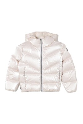 metallic-pearl-effect-hooded-puffer-jacket
