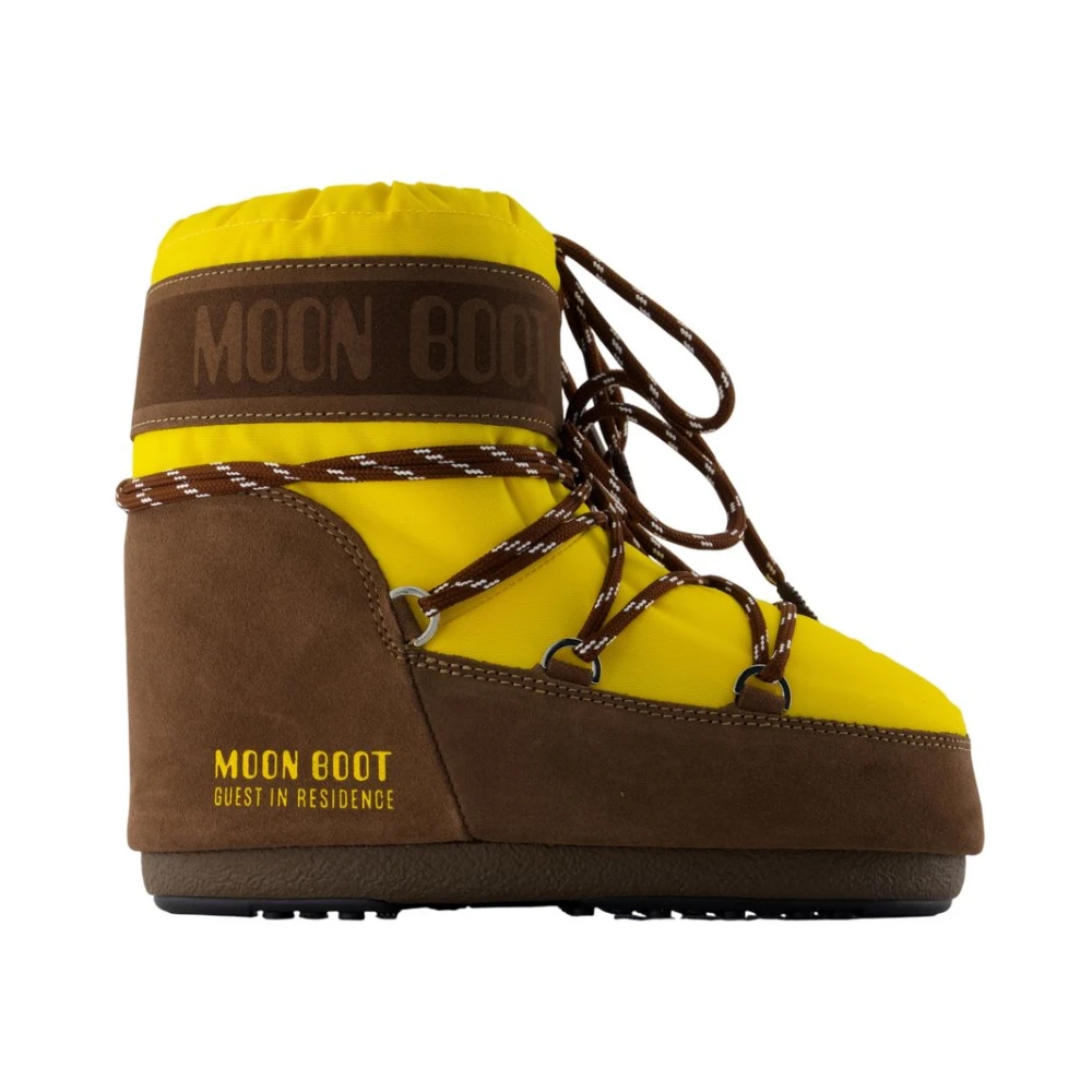 Moon Boot Women's Yellow Winter Boots, 3 Uk, Icon Low Ankle Boots