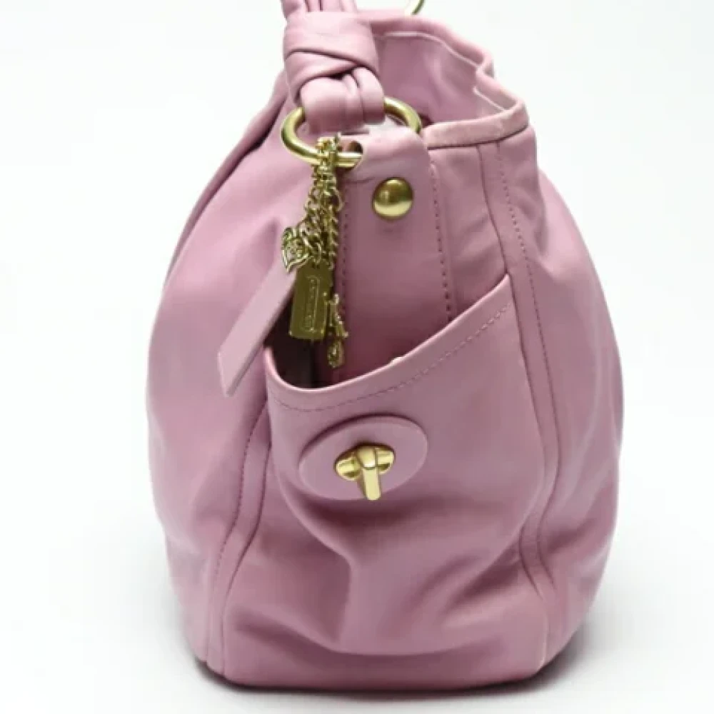 Coach Pre-owned Fabric shoulder-bags Pink Dames