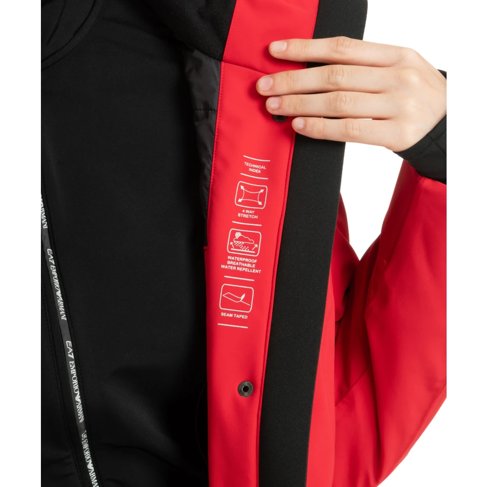 Emporio Armani EA7 Stratum 7 Ski jacket Red Dames