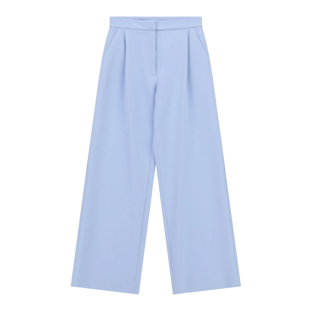 Imperial Women's Blue Wide Trousers, S, Pantalone A Zampa
