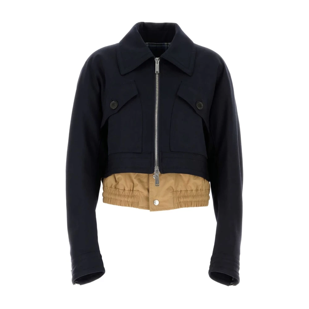 Dsquared2 Blue Coats - Female - Light Jackets - Xs - Jackets