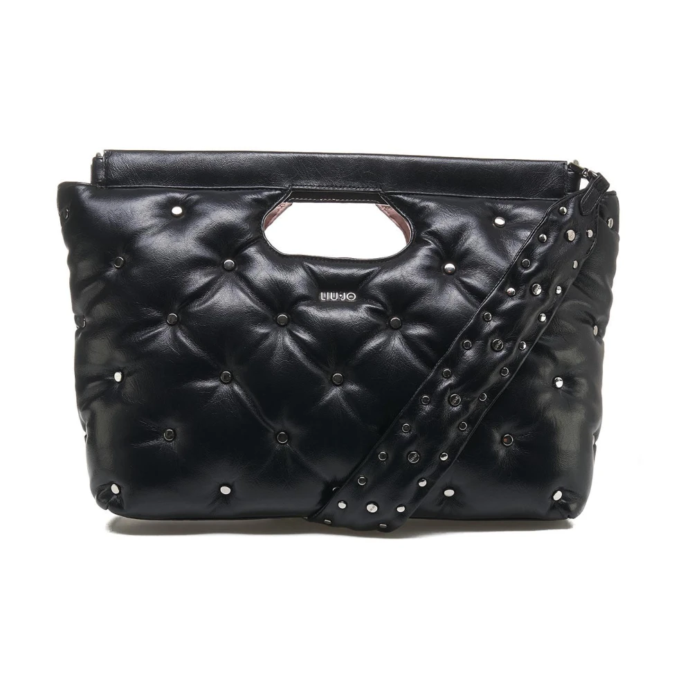 Liu Jo Glanzende Shopper met Studs Black Dames