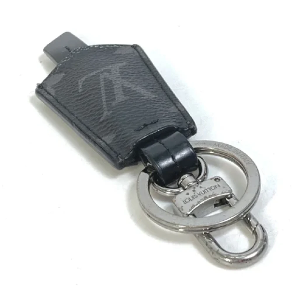 Louis Vuitton Vintage Pre-owned Fabric key-holders Black Heren