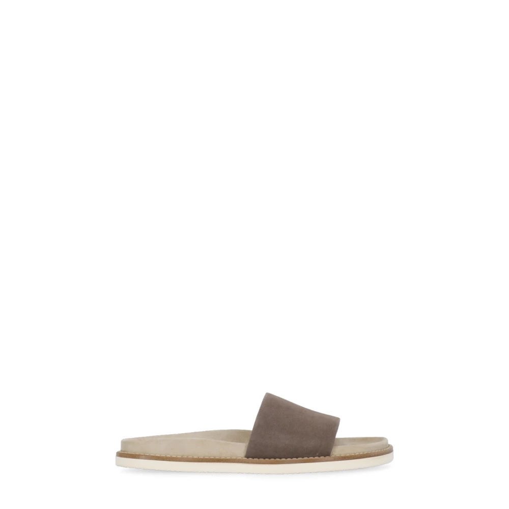 Shoes > Flip Flops & Sliders > Sliders - - Brunello Cucinelli - Modalova