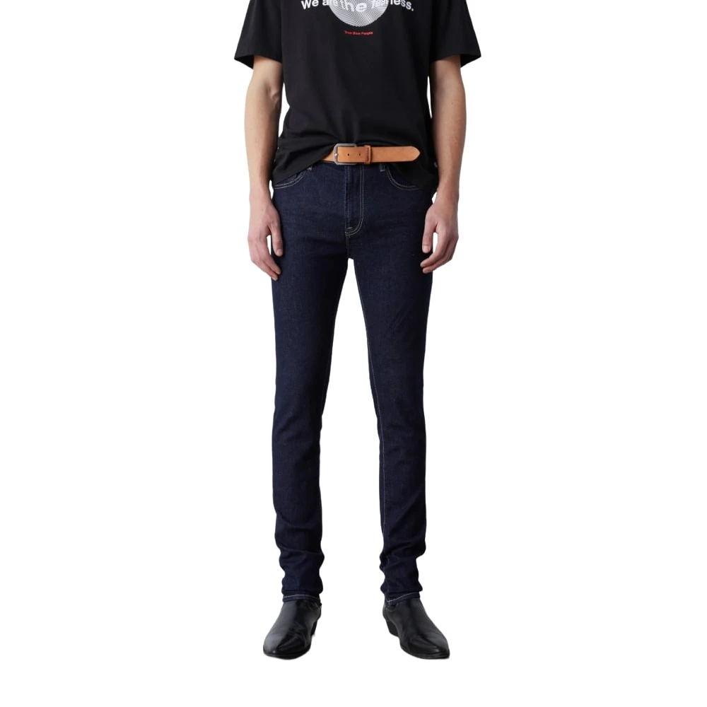 GAS Slim-fit Denim Broek Blue Heren