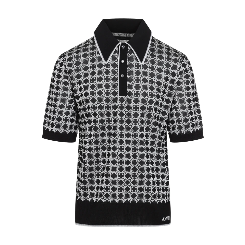 Amiri T-Shirt Stijlvol Design Luxe Comfort Black Heren