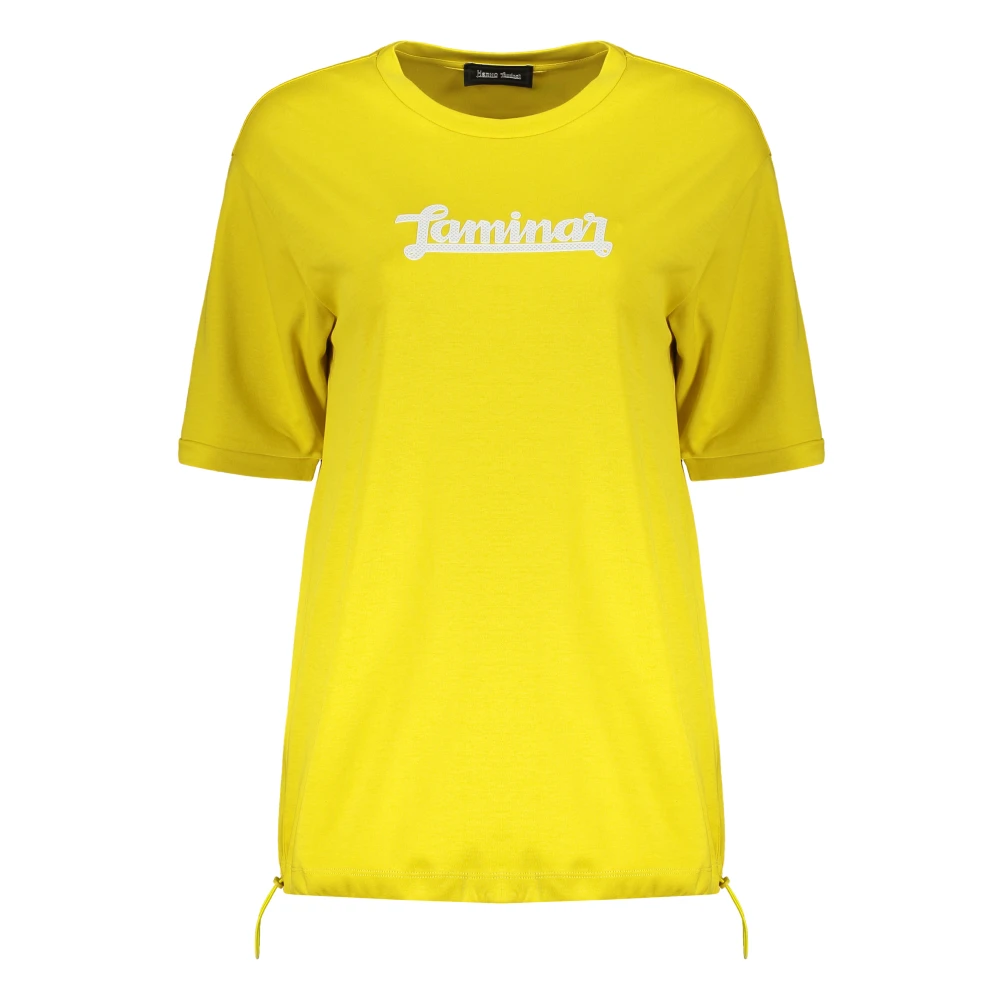 Herno - Tops > T-Shirts - Yellow - Herno - Modalova