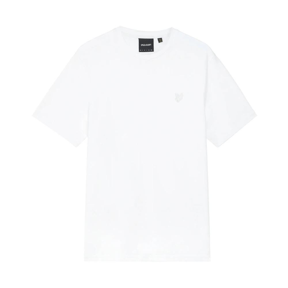 Lyle & Scott Korte Mouw T-shirt Ts400Ton White Heren
