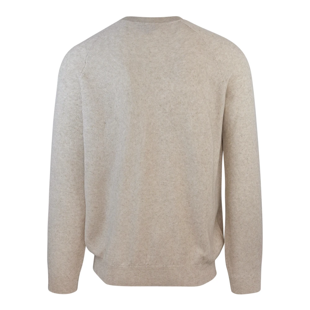 A.p.c. Ronde hals Sweater Linnenmix Regular fit Beige Heren