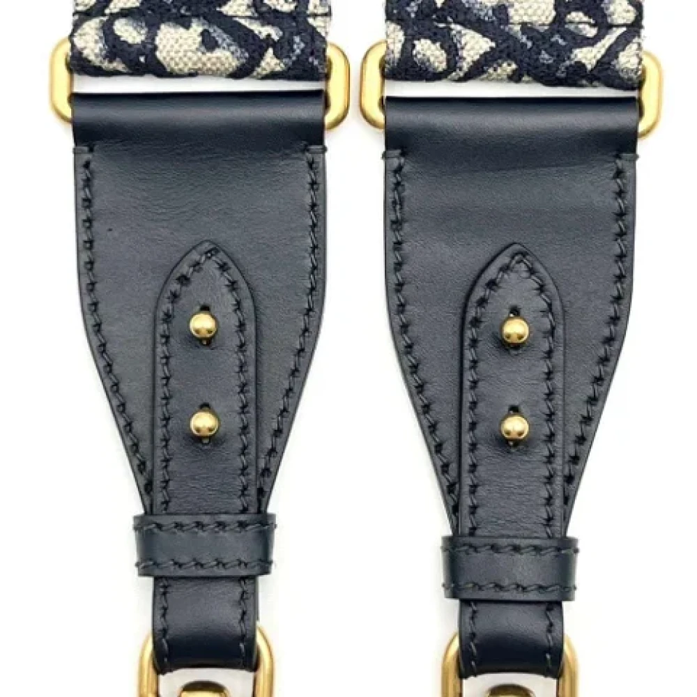 Dior Vintage Pre-owned Canvas home-office Black Dames