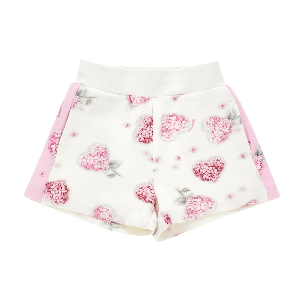 Monnalisa Girls Multicolor Shorts, 2 Y, Cotton Shorts