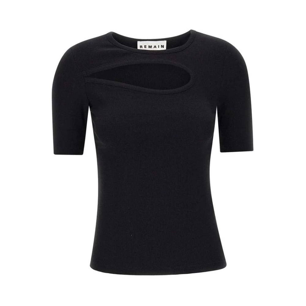 Remain Birger Christensen Zwarte T-shirts en Polos van Remain Black Dames