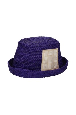 chapeau-en-rafia-violet-avec-logo-avant