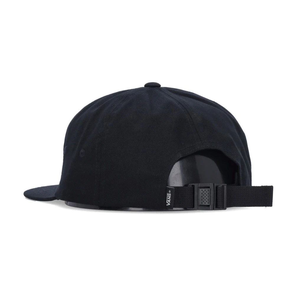 Vans Platte klep pet zwart wit skate borduurwerk Black Heren
