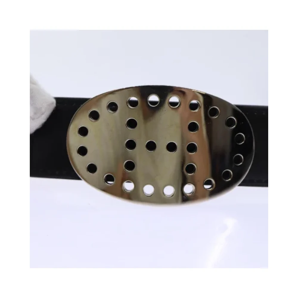 Hermès Vintage Pre-owned Leather belts Black Dames