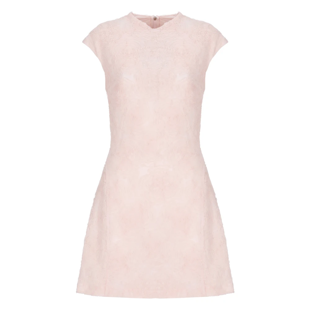 Rotate Birger Christensen , Short Dresses, Female, Pink, M, Tulle Floral Dress
