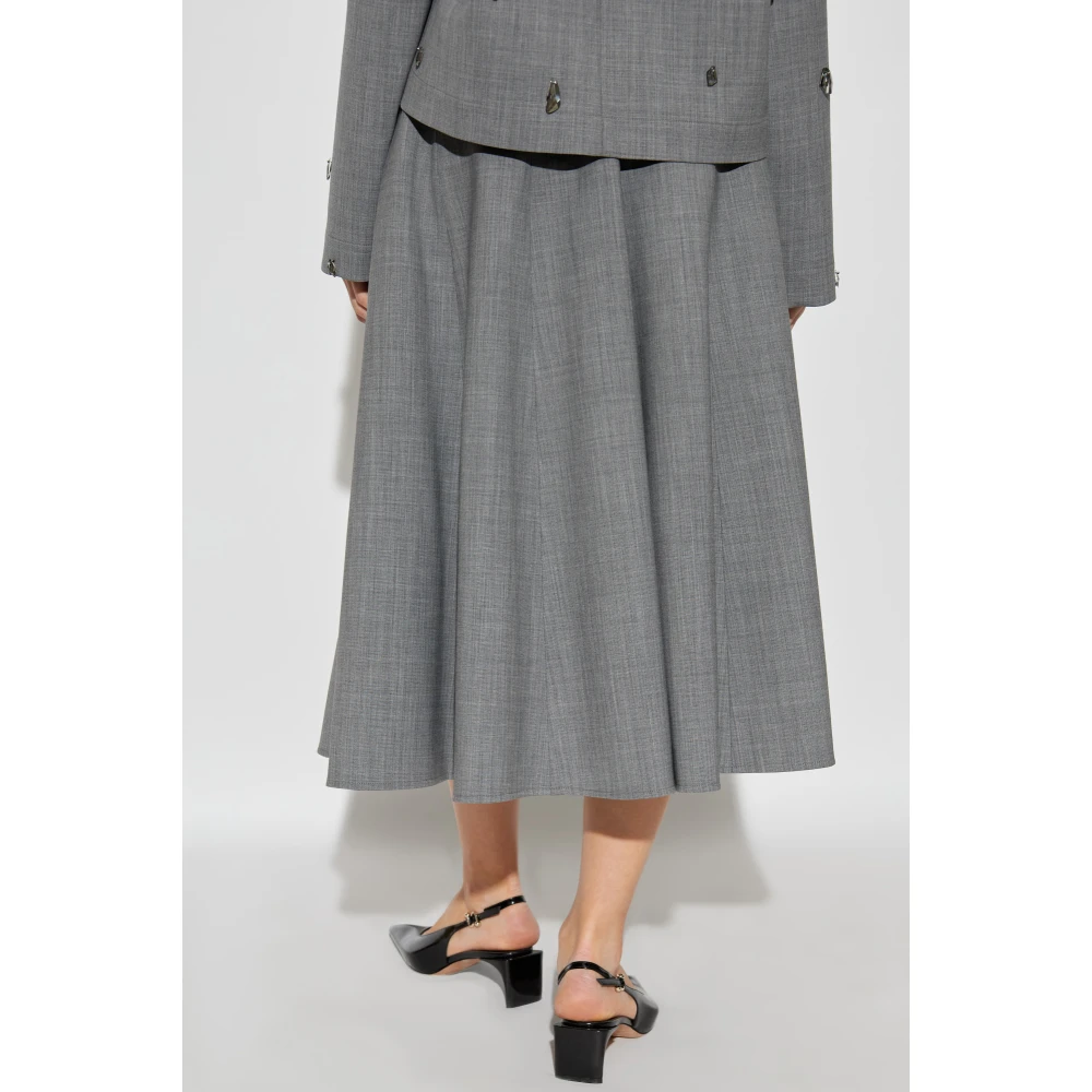 Fabiana Filippi Wijd uitlopende rok Gray Dames