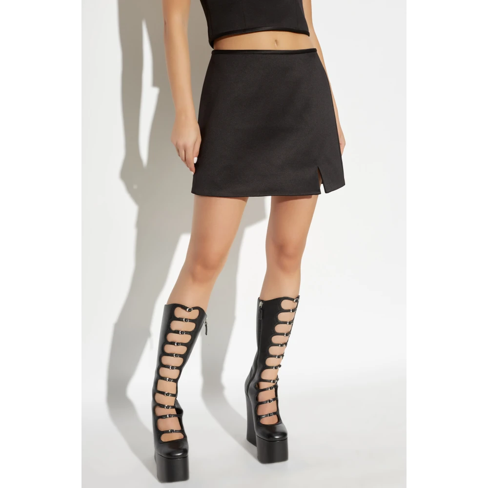 Marc Jacobs Satijnen rok Black Dames