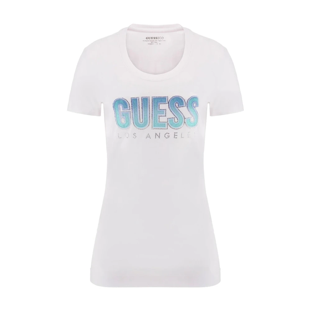 Guess - Tops > T-Shirts - White - Guess - Modalova