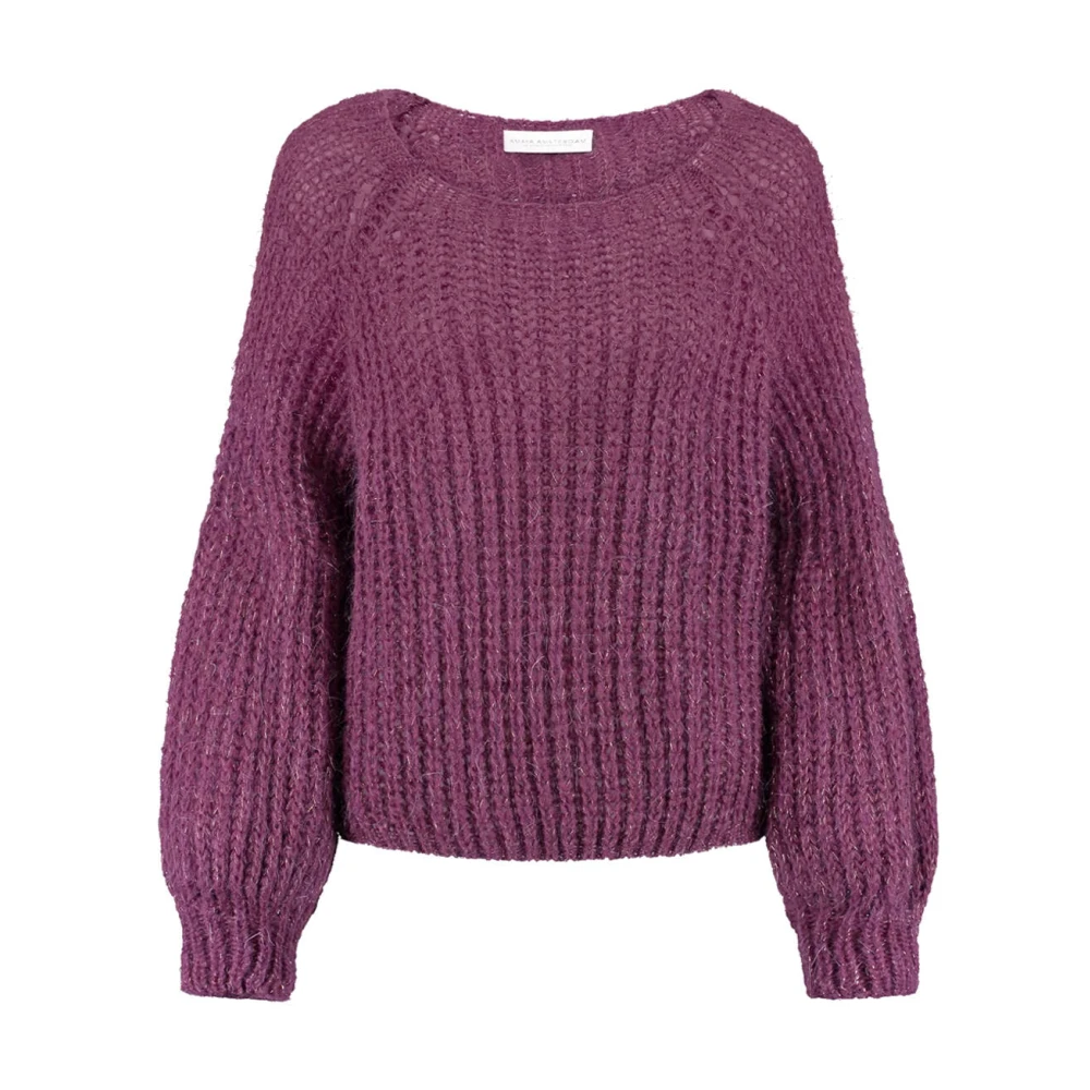 Amaya Amsterdam Gebreide Pullover Ace Purple Dames