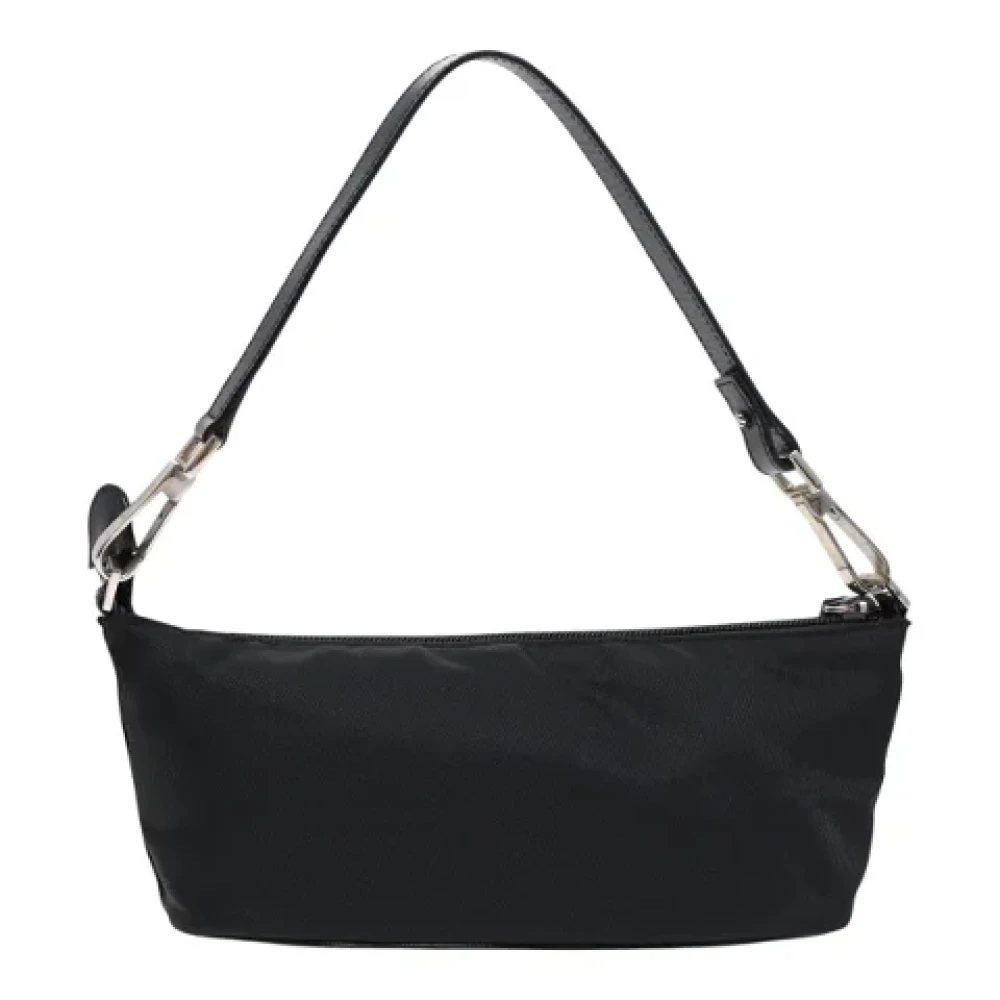 Gucci Vintage Pre-owned Nylon pouches Black Dames